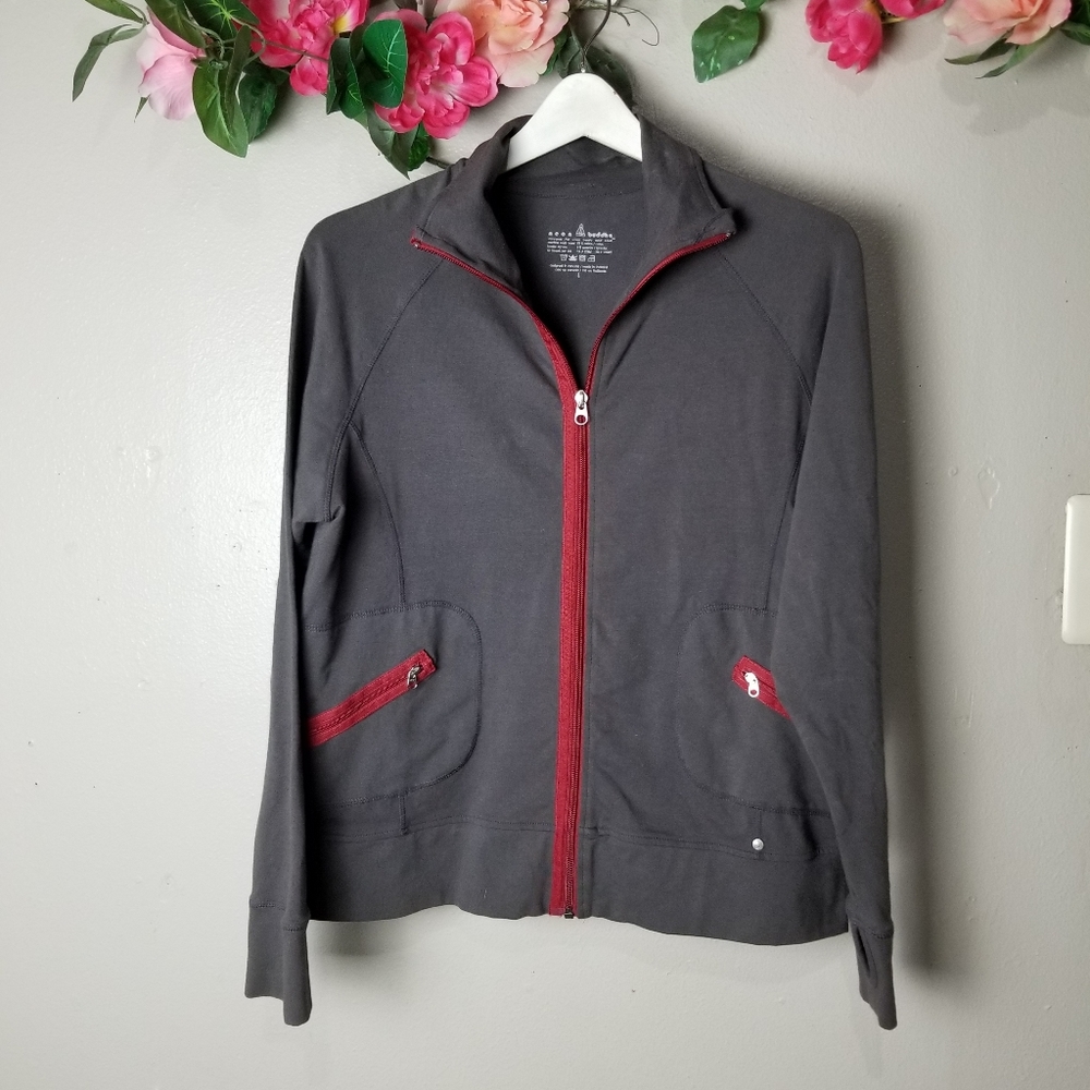Neon Buddha grey athletic jacket size L